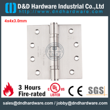 مفصلة باب مقاوم للحريق SS316 UL للأبواب المعدنية المقاومة للحريق DDSS001-FR-4x4x3.0mm