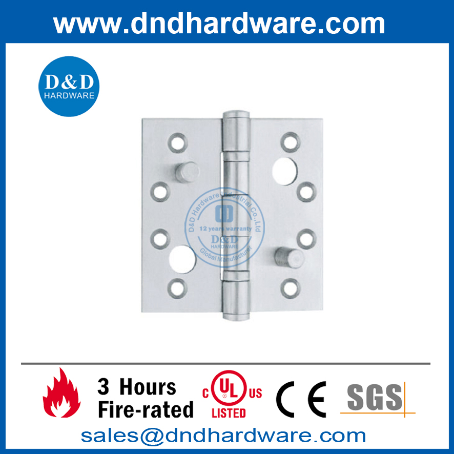 مفصلة أمان مزدوجة من الفولاذ المقاوم للصدأ للباب الخارجي- DDSS013