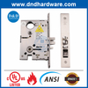 الفولاذ المقاوم للصدأ 304 UL ANSI درجة 1 مقاومة للحريق باب الدخول نقر قفل DDAL04 F04