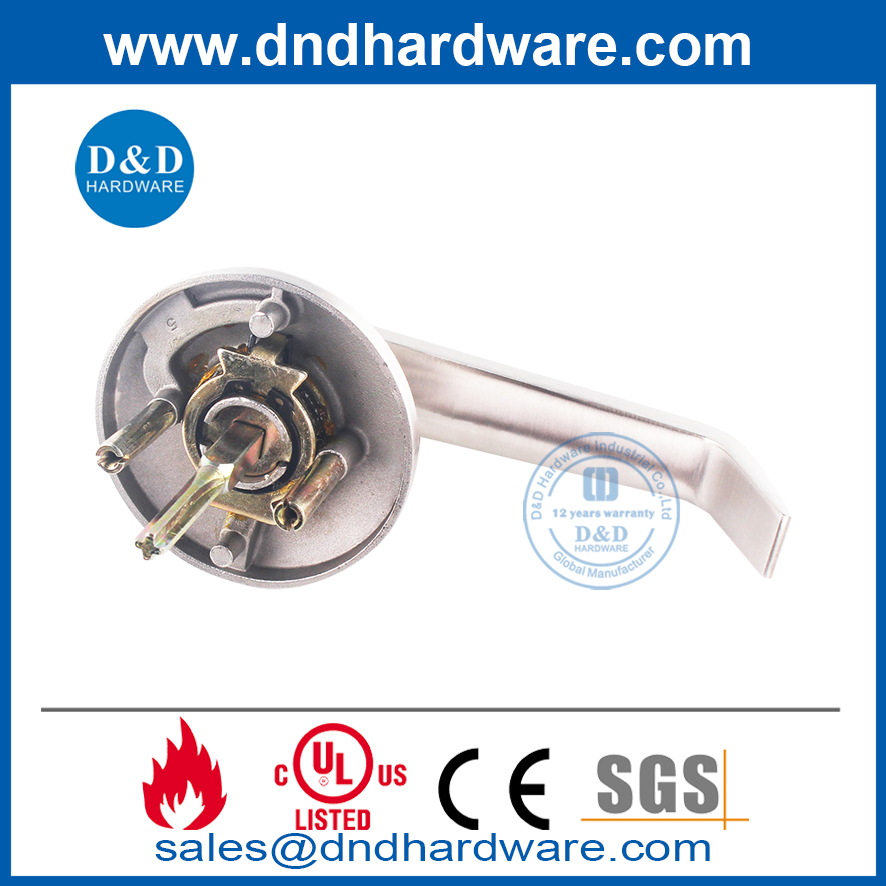 SUS304 مقاومة للحريق القياسية ليفر قفل قفل لجهاز الخروج DDPD012