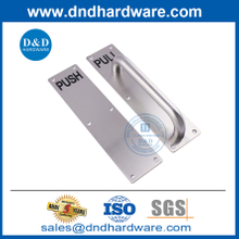التصميم الحديثة دفع الفولاذ المقاوم للصدأ وصفيحة سحب مع مقبض الباب DDPH023