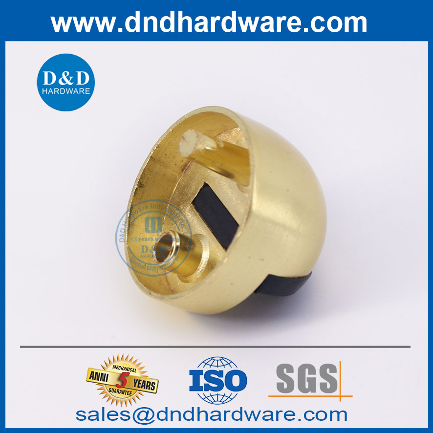 زنك ساتان الساتان النحاس النحاس Devinative Doorware Door Stopper-DDDS002