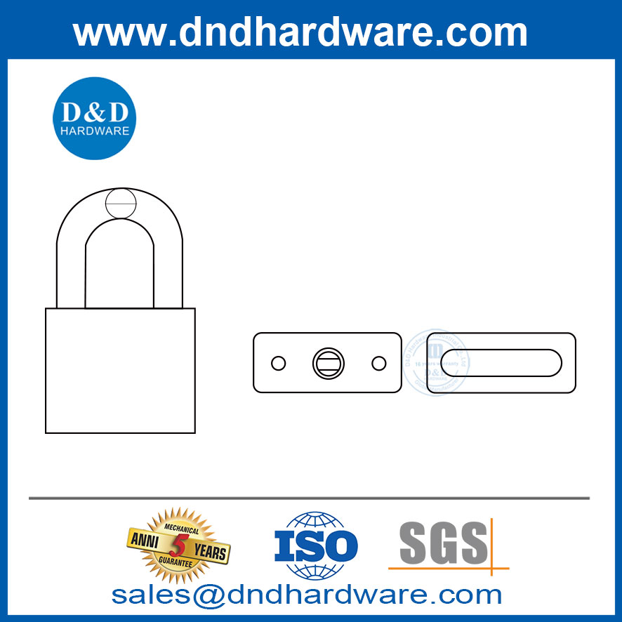 قفل السلامة الصناعية من الفولاذ المقاوم للصدأ مع القفل السلامة الصناعية مع Master Key-DDPL002