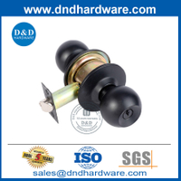 Matt Black Double Cylinder Kybset في سبيكة الزنك لدخول DDLK037