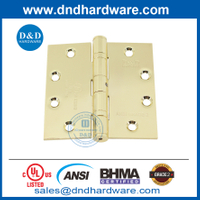 الوزن القياسي ANSI BHMA مصقول النحاس NRP مفصلات الفولاذ المقاوم للصدأ-DDSS001-ANSI-2-4.5x4.5x3.4