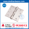 الباب المعدني من الفولاذ المقاوم للصدأ مفصلات باب الانتهاء الكامل للبور الشقة DDSS001-FR-4X4X3.0