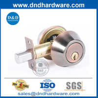زنك سبيكة النحاس العتيقة قفل الترباس قفل الباب قفل أسطوانة deadbolt-ddlk025