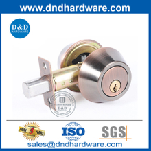 زنك سبيكة النحاس العتيقة قفل الترباس قفل الباب قفل أسطوانة deadbolt-ddlk025