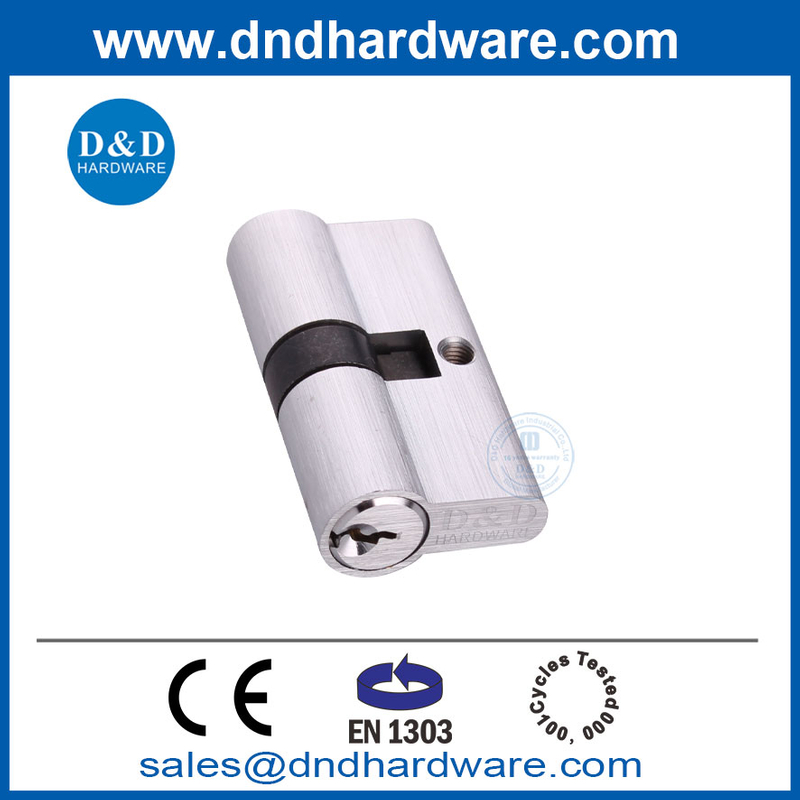 BS EN1303 EURO DOOR GURDISE LOCK CALINERDER لأقفال الأبواب النحاس 60 مم DDLC003