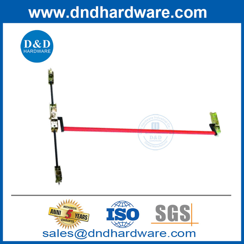 أجهزة الذعر على الأبواب الصلب المتقاطع نوع الشريط الذعر DDPD037
