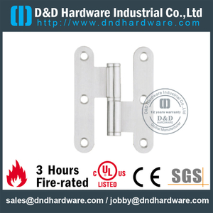 SS304 AC باب خشبي زاوية مستديرة H المفصلة- DDSS019.5