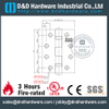 SS304 الانتهاء من النحاس المصقول النار تصنيفها الباب 2BB المفصلي للأبواب الخشبية المعدنية - DDSS001