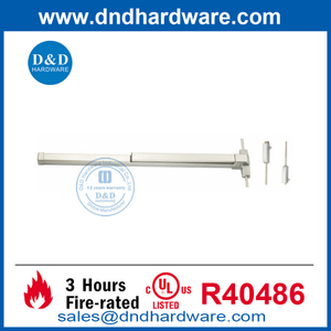 Steel Ansi UL شريط دفع خارجي للذعر من أجل Double Door-DDPD024