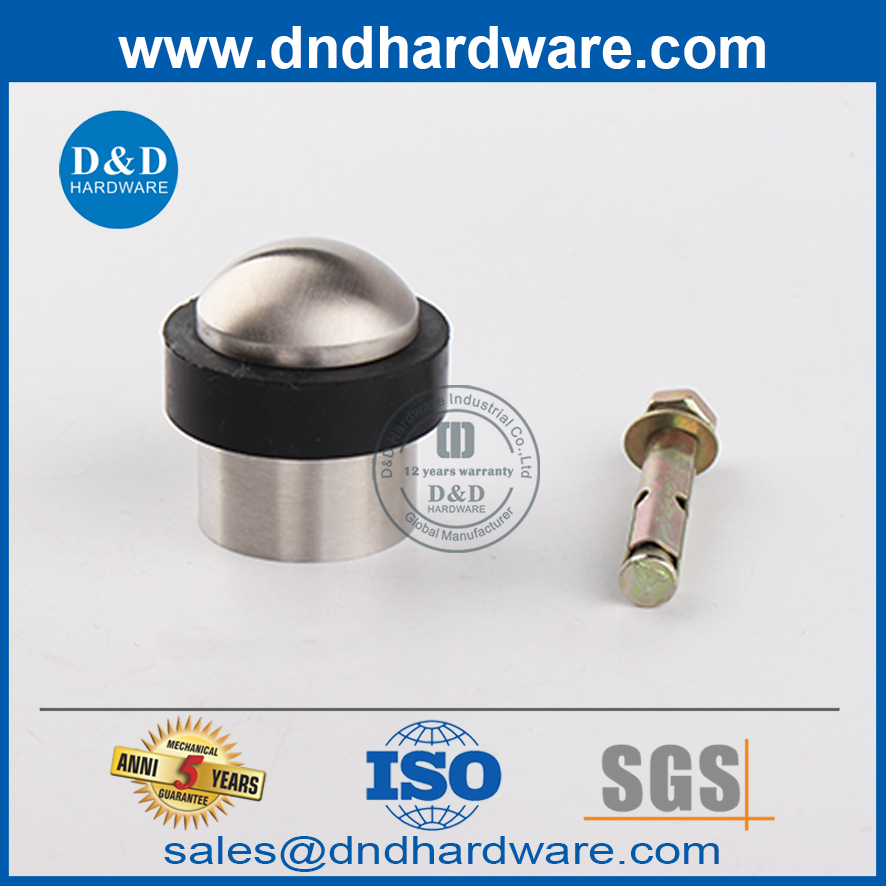 رأس الكرة نوع الفولاذ المقاوم للصدأ أرضية الباب الداخلي وقف- DDDS008