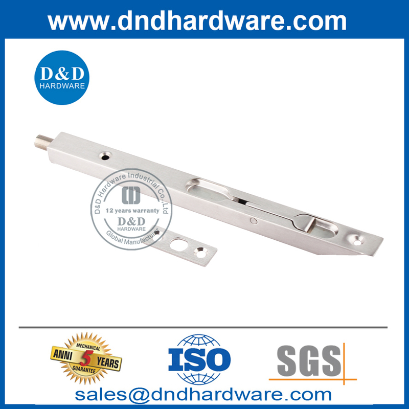 الأمن الحديث الفولاذ المقاوم للصدأ مخفي مربع نوع فلوش الباب الترباس- DDDB007