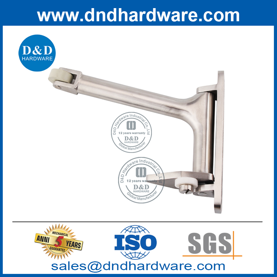 محدد باب الجاذبية من الفولاذ المقاوم للصدأ 9 بوصة للأبواب المعدنية DDDR001