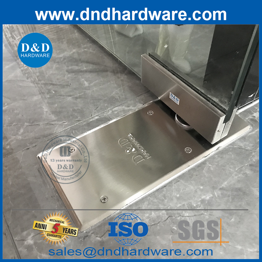 زنبرك أرضية فولاذي عالي التحمل بتصميم عصري لباب زجاجي- DDFS322