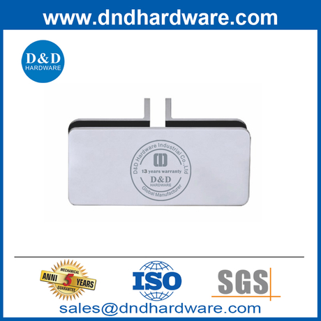 SS304 لوحة الزجاج جدار الجهاز أقواس الأجهزة Clamp-DDGH007
