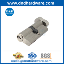 6 دبوس يورو واحد جانبي النحاس النحاس DORE DOOR MSYLINT LOCK CYLINDER مع KEYS-DDLC014