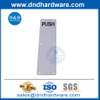 التصميم الحديثة دفع الفولاذ المقاوم للصدأ وصفيحة سحب مع مقبض الباب DDPH023