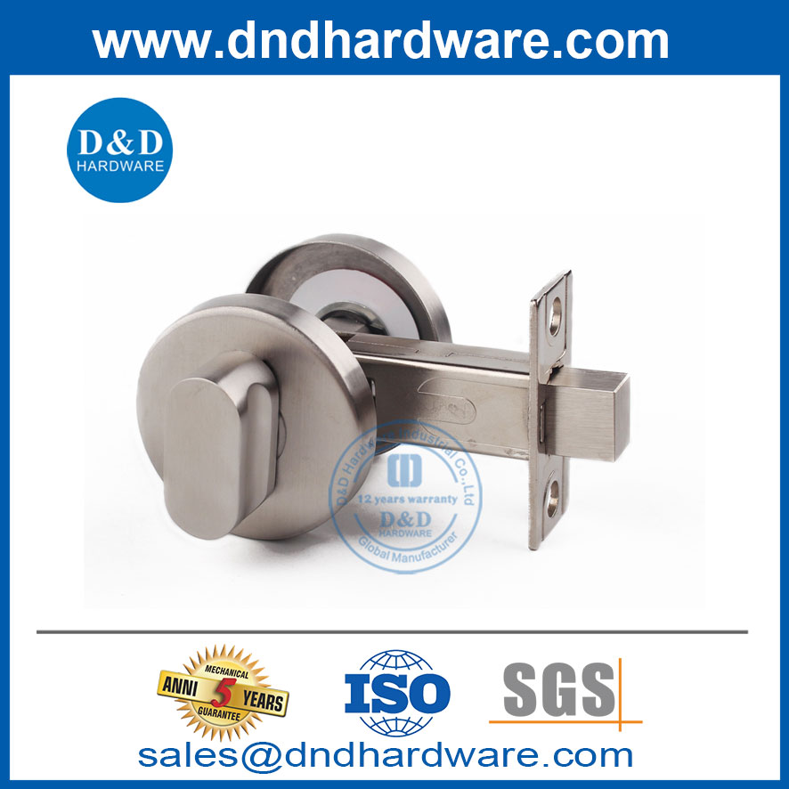 SS304 Thumbturn وإطلاقه مع مؤشر لباب الحمام DDIK001