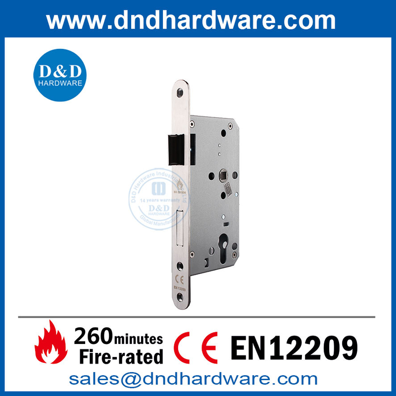CE Fire Round Round Forend Plate Door Lock مع مفتاح للسكني DDML009R 