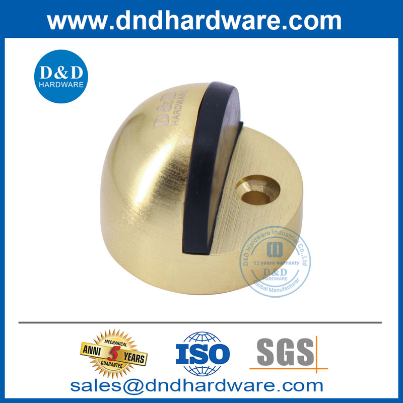 زنك ساتان الساتان النحاس النحاس Devinative Doorware Door Stopper-DDDS002