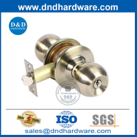 أفضل الأمن الأمن النحاس النحاس الزنك سبيكة مقبض الباب مع Lock-DDLK040