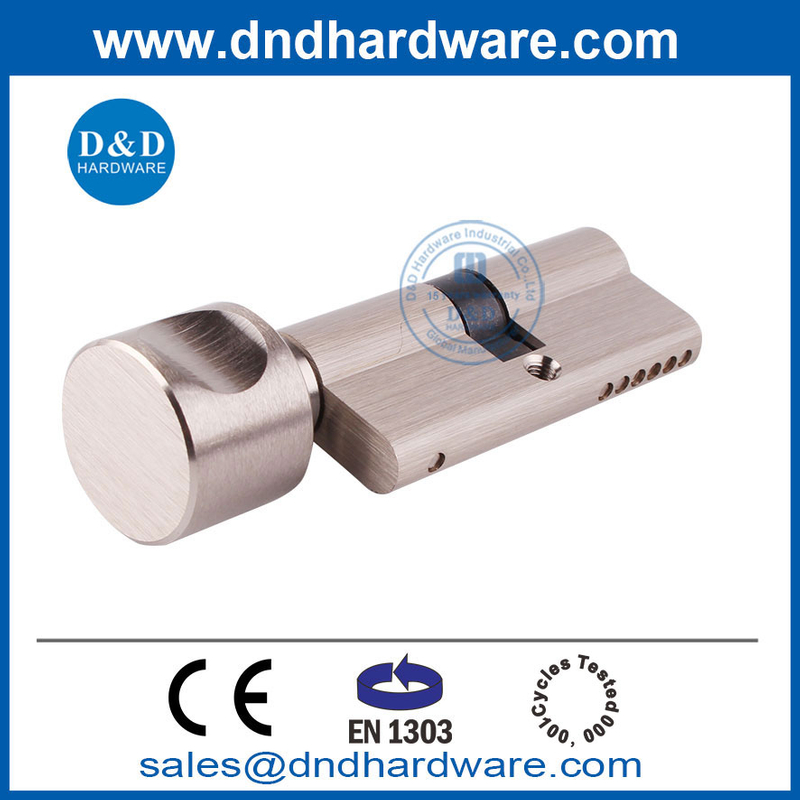 BS EN1303 SATIN NICKEL FINGHT BEYLINDER أنواع أسطوانات قفل الباب DDLC001