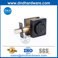 نوع مربع مات أسود زنك سبيكة storder door knob deadbolt-ddlk020