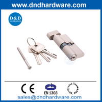 Security Cross Gurtise Key EN1303 Single Open Open Solid Brass Lock Cylinder-DDLC004