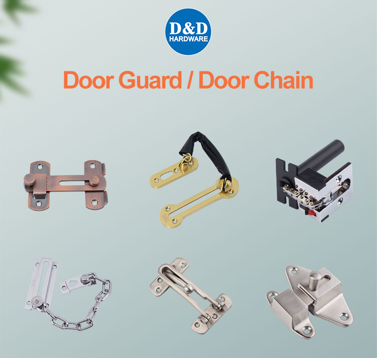 Crank Type Hotel Home Security Door Lock in Stains Stains Stains Material-DDDG015