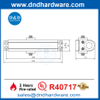 UL Fire Rate Golden Overhead Overhed Operation Selfing Door Metal Door DDDC057