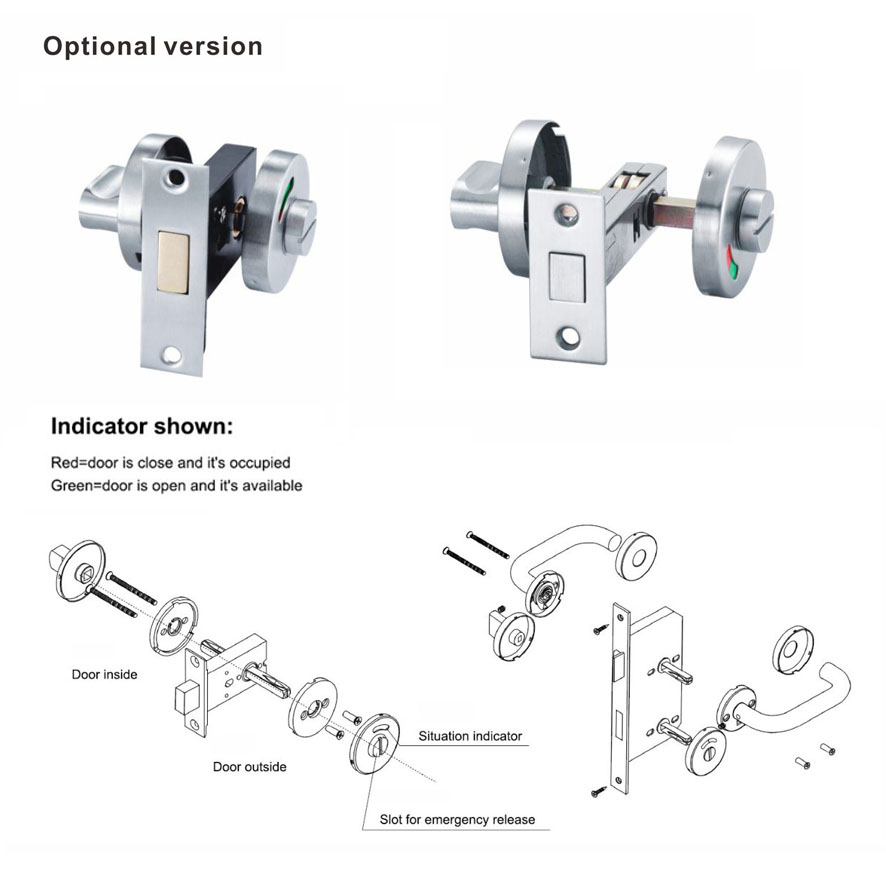Thumb Turn with Indicator الإصدار الاختياري- D & amp؛ D Hardware