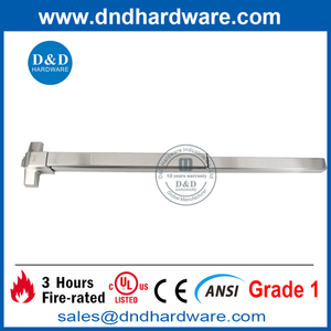 ANSI UL الفولاذ المقاوم للصدأ حافة الخروج جهاز النار باب الأجهزة - DDPD003