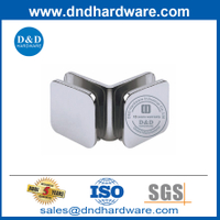 AISI 304 الأمن 90 درجة المشابك الزجاجية لباب دش زجاجي- DDGC005