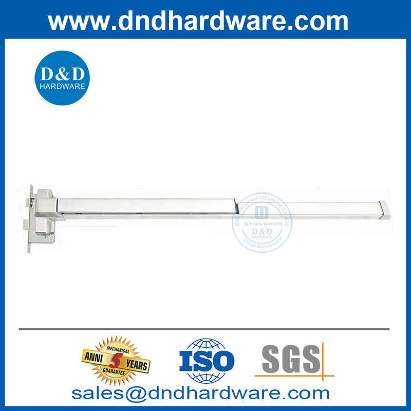 الفولاذ المقاوم للصدأ CE Durise Lock Device Door مع Panic Hardware-DDPD038