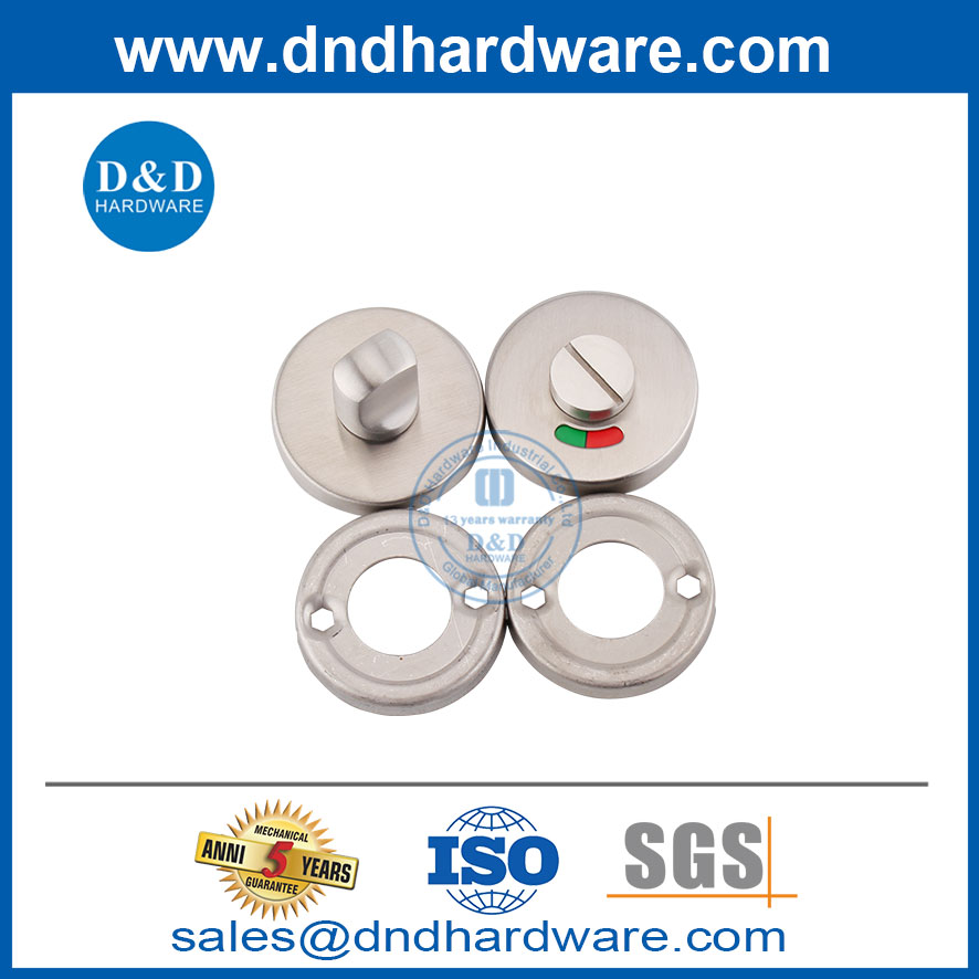 SS316 Thumbturn وإطلاقه مع مؤشر اللون الأحمر والأخضر DDIK004