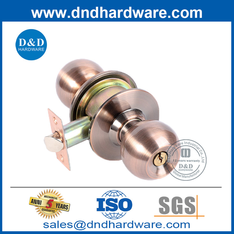 تصميم غرفة نوم من سبيكة الزنك البسيطة البسيطة مع مجموعة Key-DDLK055