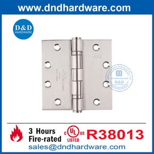 SUS316 مقاومة الحريق UL Ball Ball Bearing for Outside Door-DDSS002-FR-4.5x4.5x3.4