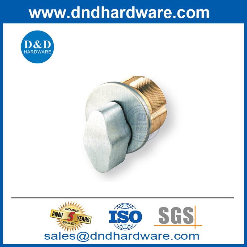 ANSI Cylinder Cam Type Mortsie T Turn Turn Lock Rim Rim in Solid Brass-DDLC019