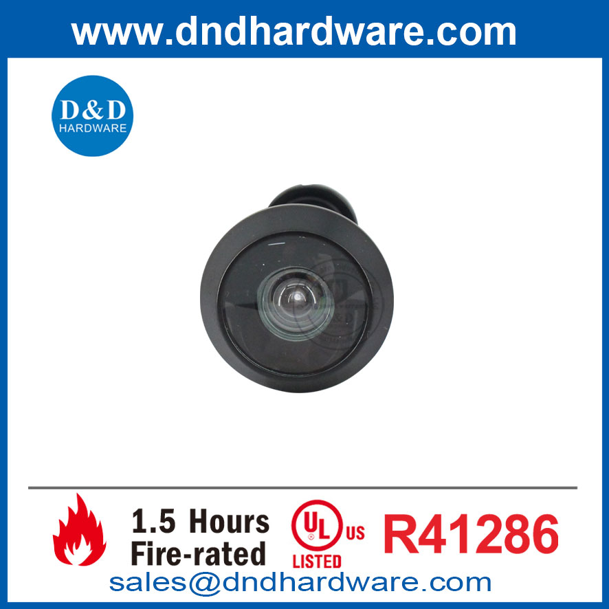 UL 180 Angle Black Glass Lens Hiape Doiner for Home Office Hotel-DDDV011