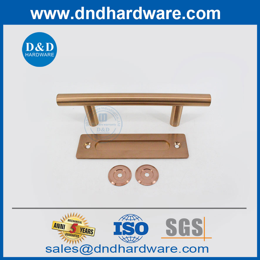 الفولاذ المقاوم للصدأ منزلق الباب مقبض الحمام الفندق دش زجاج الباب مقبض DDBD102