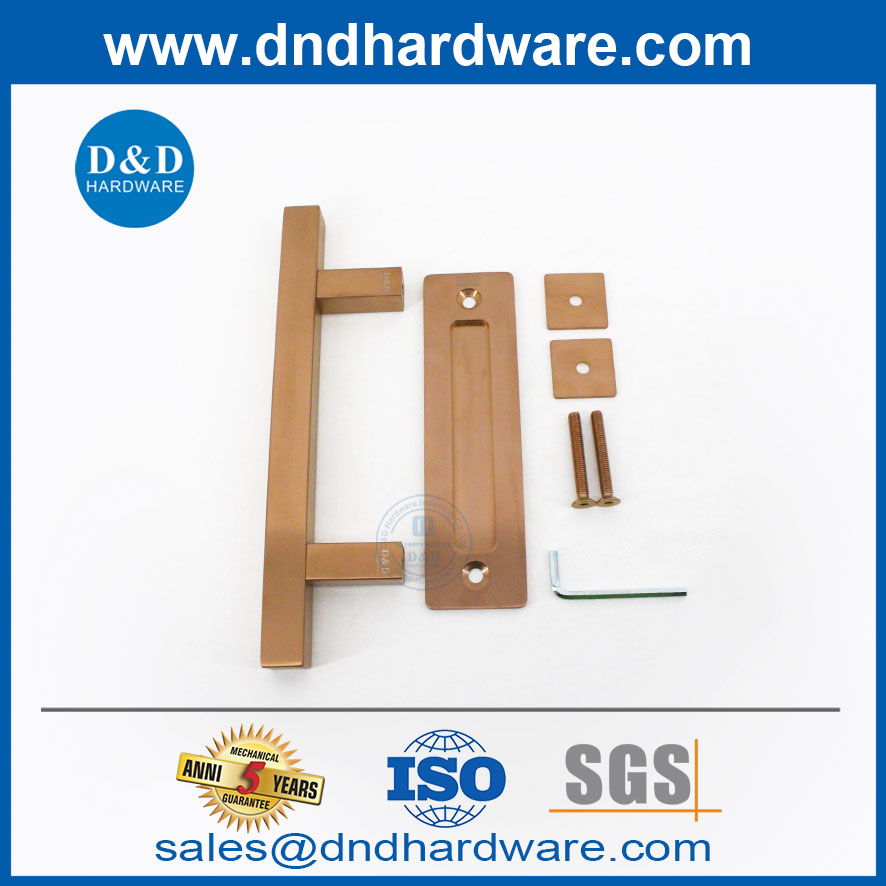 ساتان الورد الذهبي حظيرة سحب الباب سحب مقبض كبير الحظيرة مقبض DDBD104