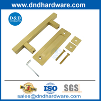 مقبض باب بارن مربع الذهب دفع ضوء الباب منزلق مقبض الكربون الصلب -DDBD104