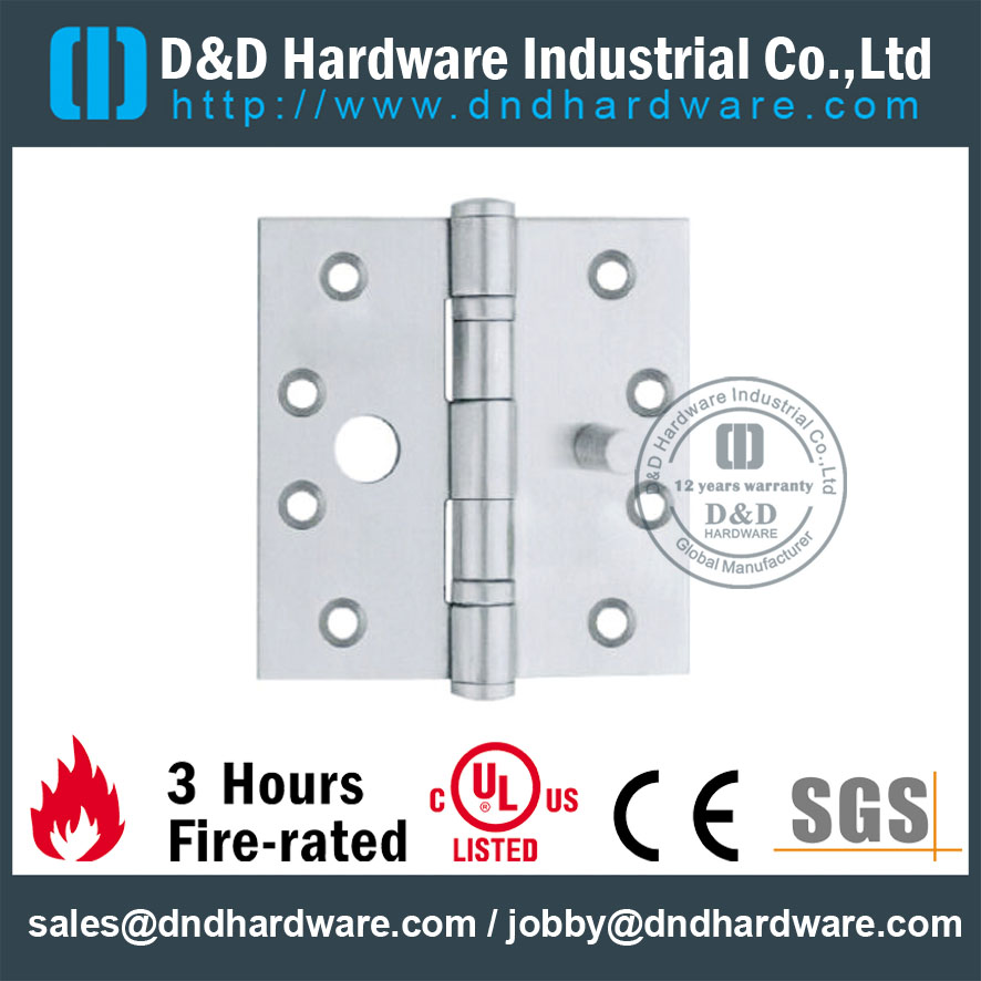 الفولاذ المقاوم للصدأ Secle Security Hinge-D & D الأجهزة
