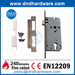 SS304 CE نقر نحاسي عتيق قفل باب مصنّف للحريق لبناء Door-DDML009