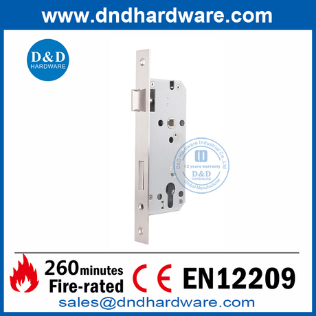 Sus304 CE Security Fire Lock Sash Lock for Commercial Door-DDML026