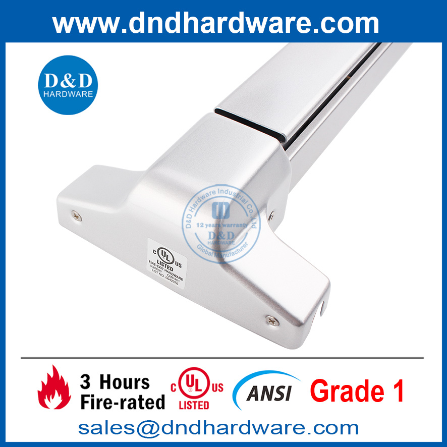 SS304 UL ANSI جهاز خروج الذعر المصنف من الحريق- DDPD004