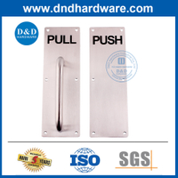مقبض سحب SS316 واسع 100 مم مع لوحة للباب الأمامي DDPH023